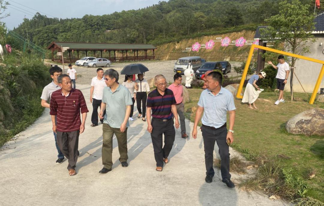 首先,代表们认真听取虹山乡副书记林足水对虹山乡环境卫生整治示范点