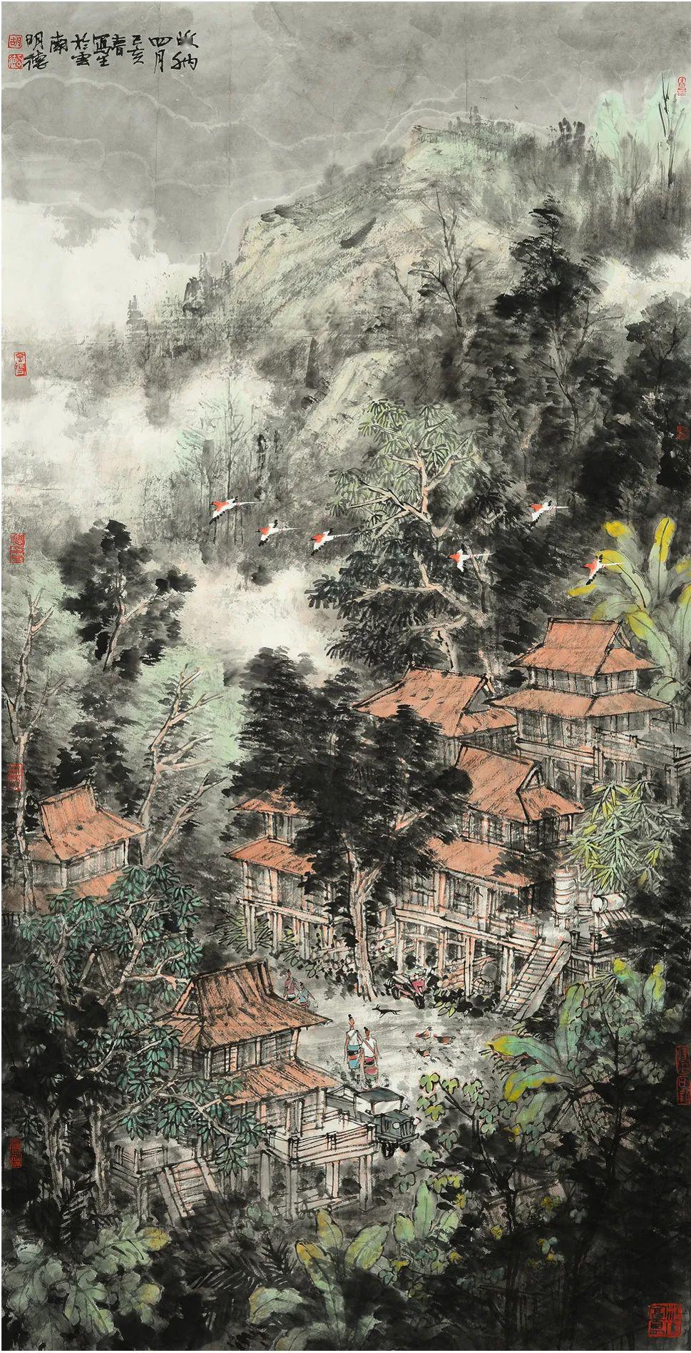 胡明德写生即创作