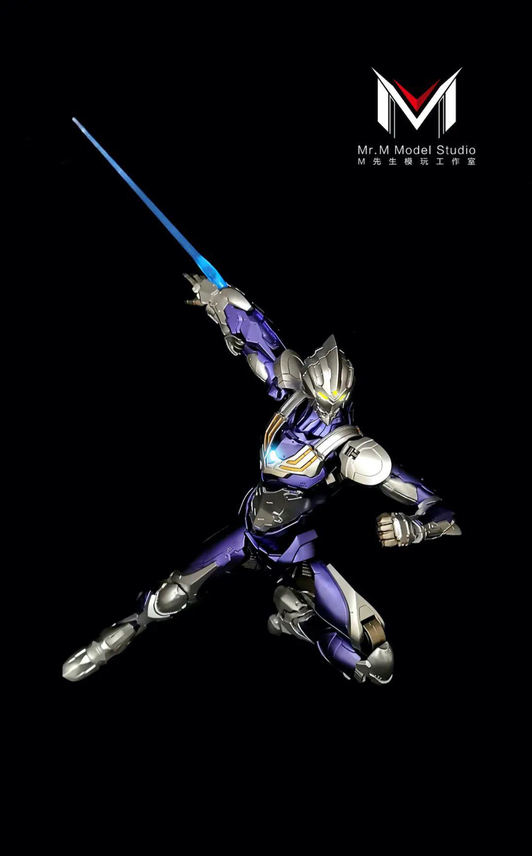 【佳作】m先生的机动奥特曼 迪迦装甲(天空形态金属配色)