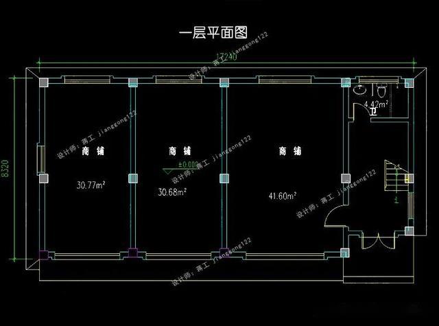 6款带商铺的别墅设计第一款最朴实第5款宽仅6米