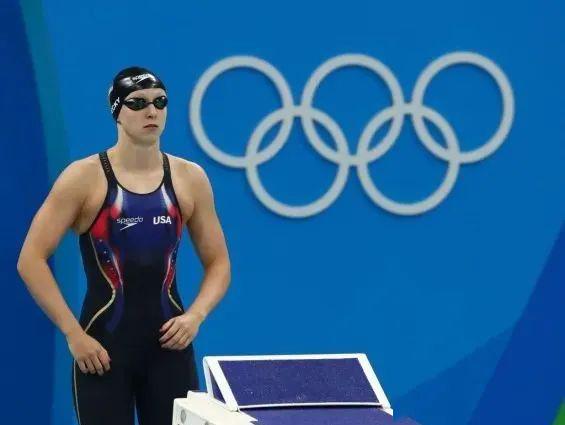 莱德基一直被认为是泳坛的"核少女".