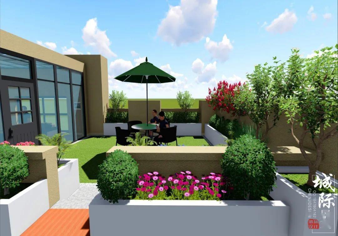 城际设计孝感碧桂园城市之光宋总屋顶花园景观设计工程