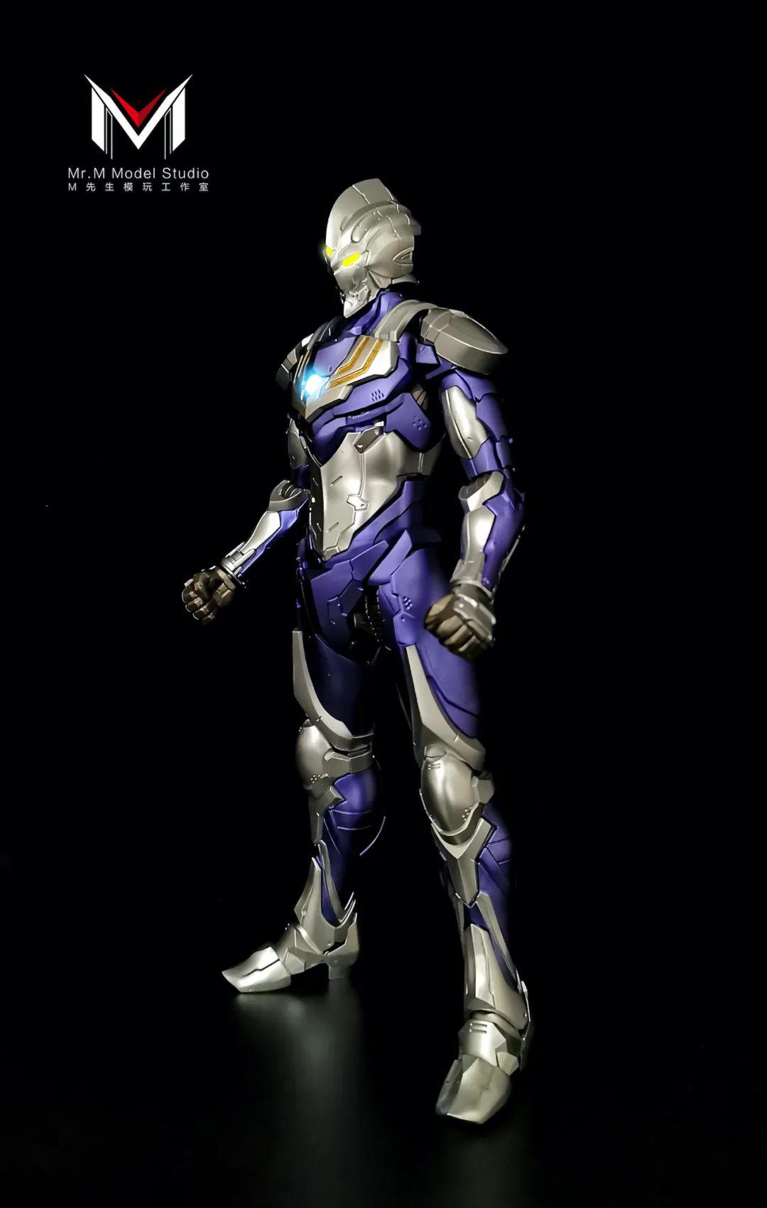 【佳作】m先生的机动奥特曼 迪迦装甲(天空形态金属配色)