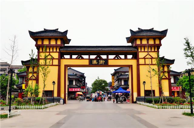 吕布射戟台歌风台千岛湿地沛公园汉城,汉城公园新沂市简介中文名称