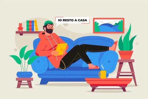 免费资源21款疫情期间居家学习游戏插画矢量素材外加两款母亲节素材