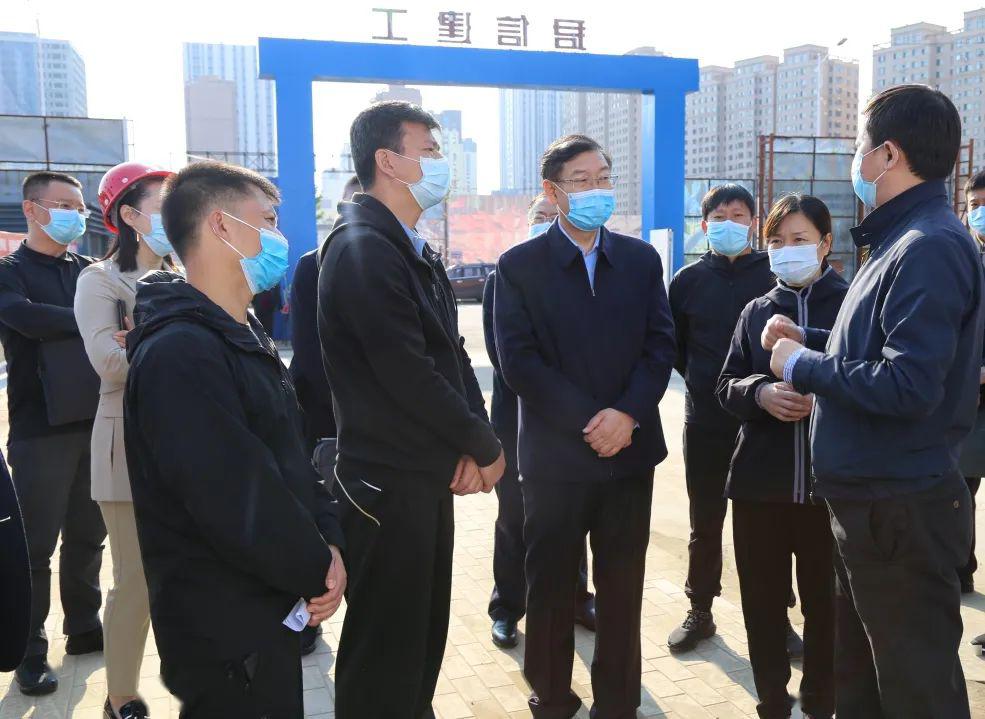 市委常委组织部长刘立民深入向阳区调研