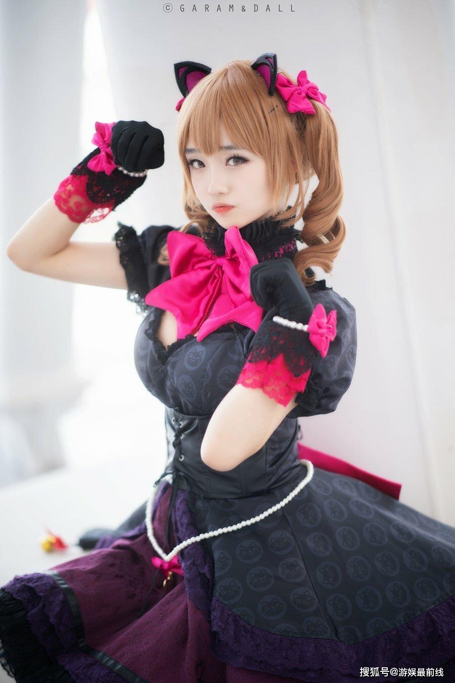 《守望先锋》d.va黑猫cosplay,可爱得夺走你的心