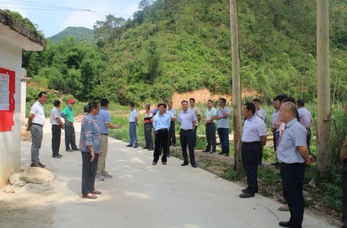 南江口镇组织村级干部参观学习森约村乡村振兴,人居环境整治,垃圾分类