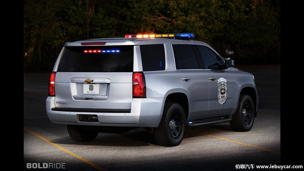 2021款雪佛兰tahoe警用车版官图发布美国最新警用suv搭53升v8发动机