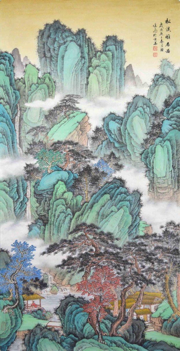 国画山水画家——钟徐飞_作品