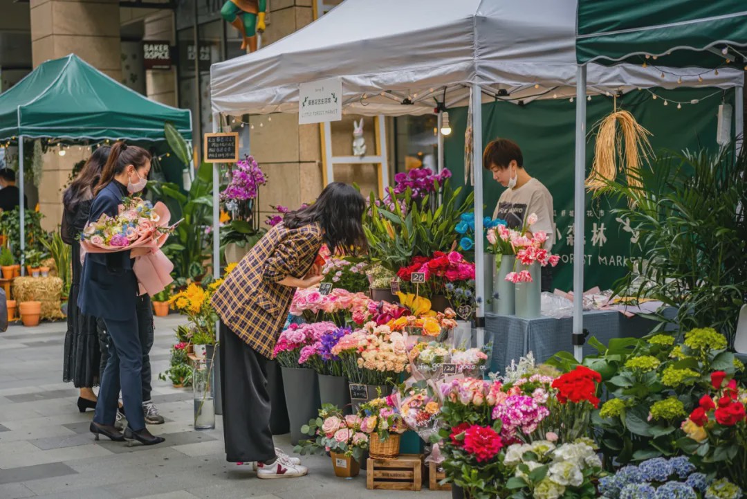 逛花市,撸柴犬,超美小森林市集空降魔都! _鲜花