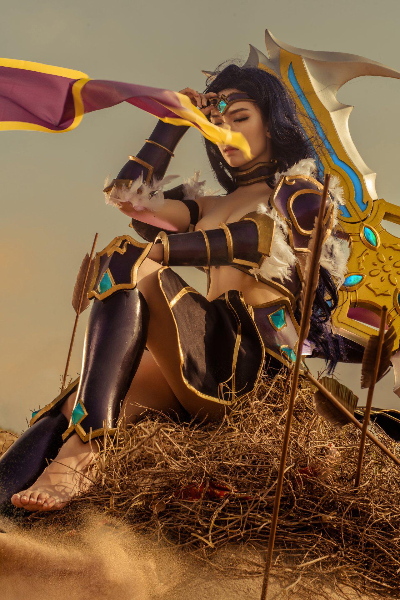 英雄联盟——战争女神·希维尔 cosplay