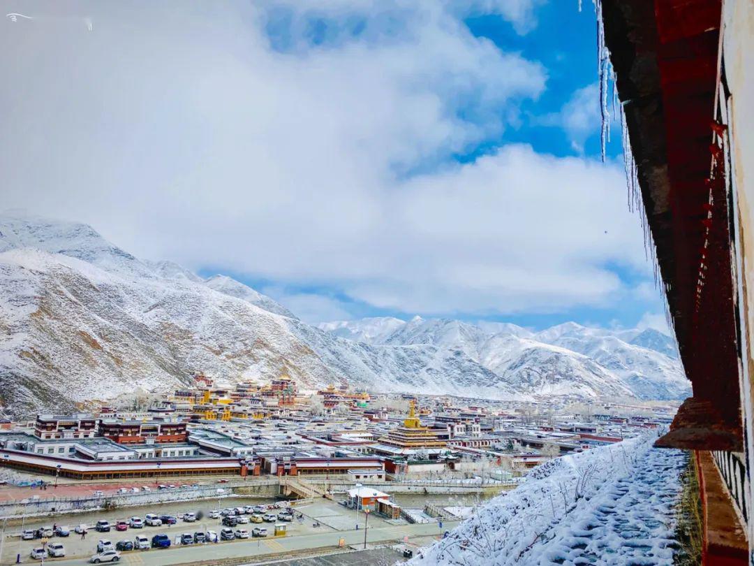 拉卜楞寺雪景怎一个美字了得