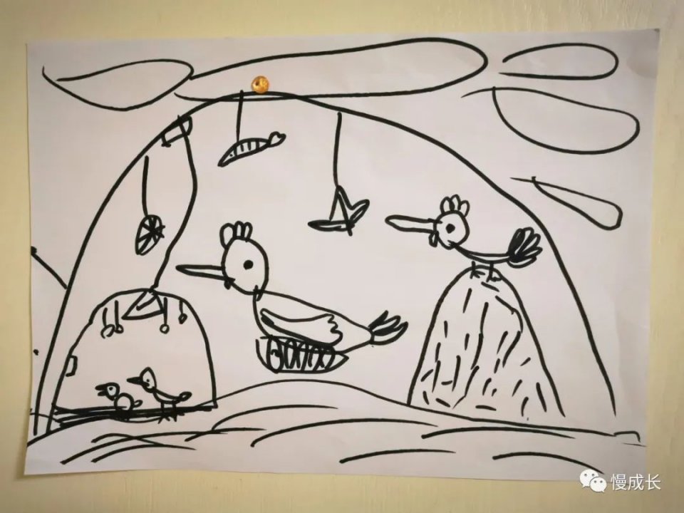 夜莺的简笔画怎么画图片