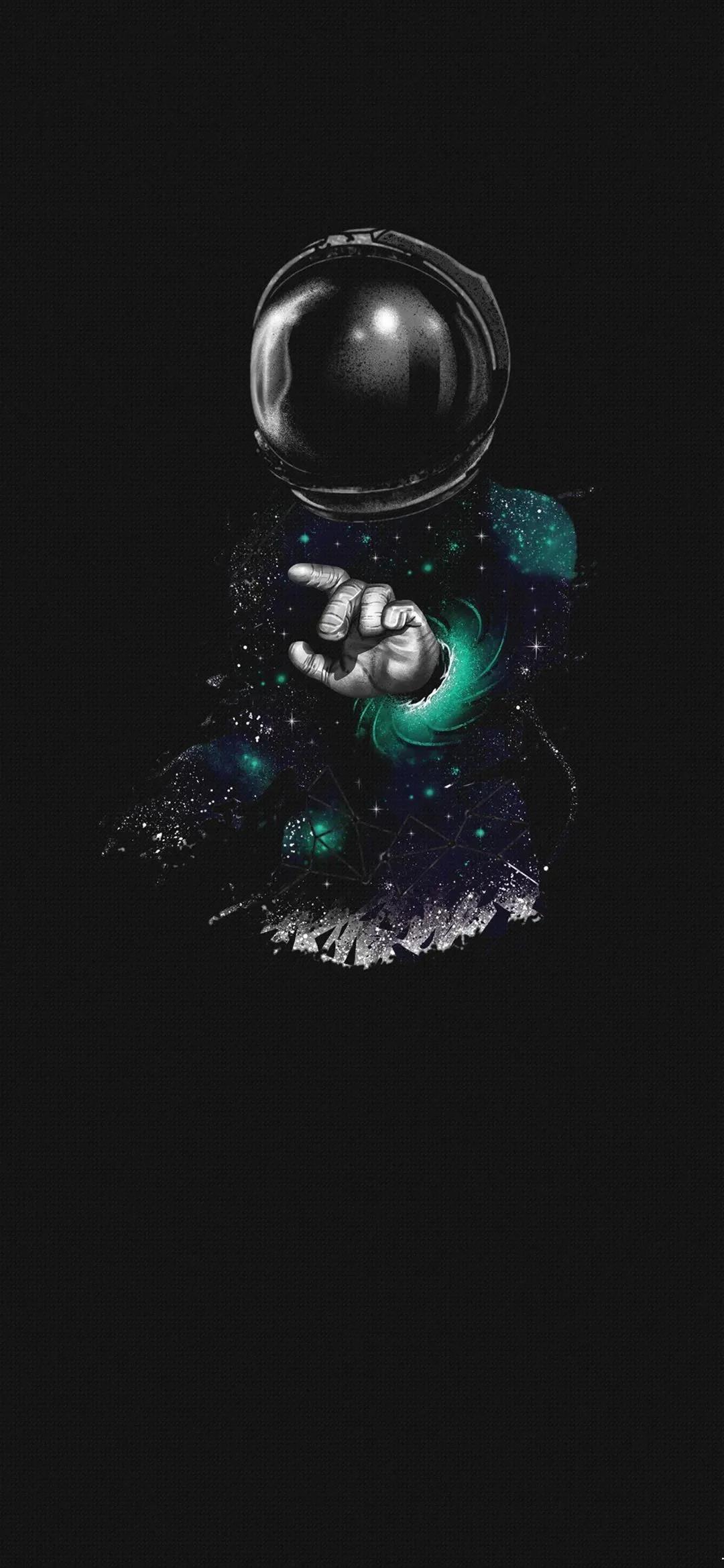 超火太空人头像壁纸请你收好今晚的月光和我想你