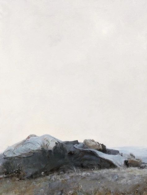 2009年 150×137cm 中国美术馆收藏 白展望《通往乌鲁木齐》油画 1954