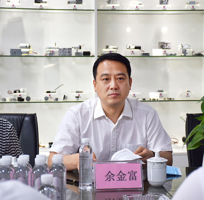 惠州市余金富副市长一行走访金力变速调研复工扩产工作