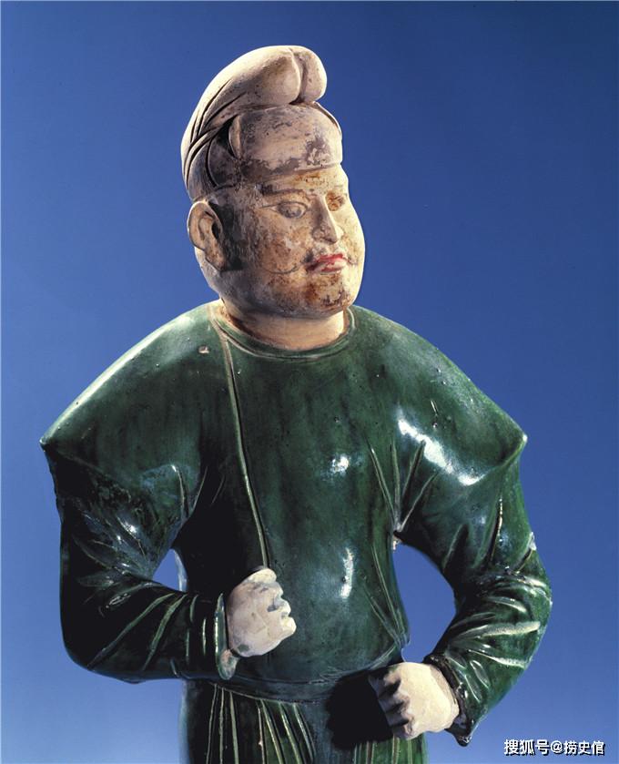 1978年的唐三彩原来是唐代居住在长安的胡人形象