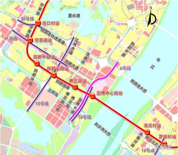 武汉23号线地铁线路图图片