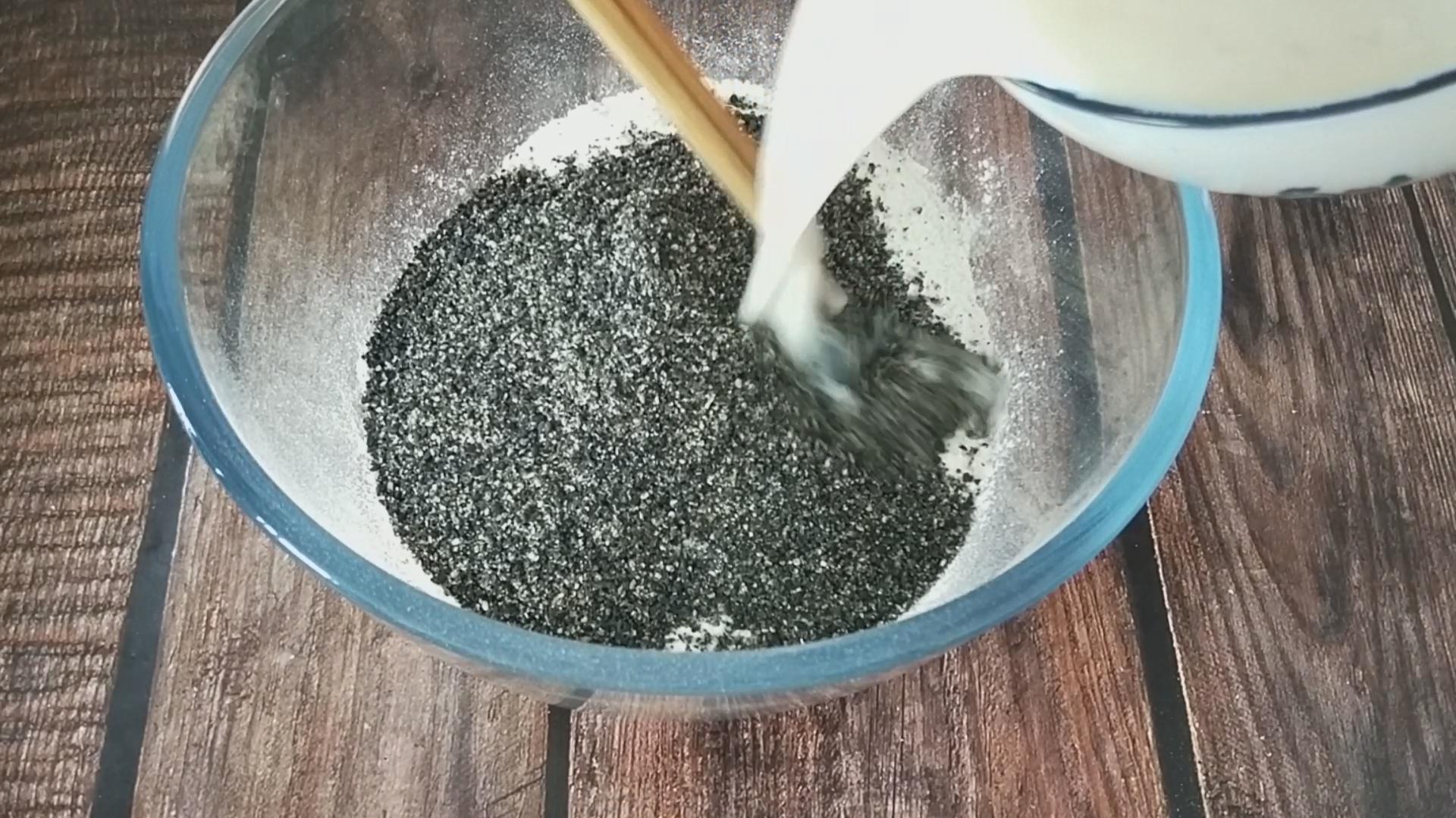 秋天多吃黑芝麻,分享最简单做法,手不沾面,蓬松暄松,健脑补钙