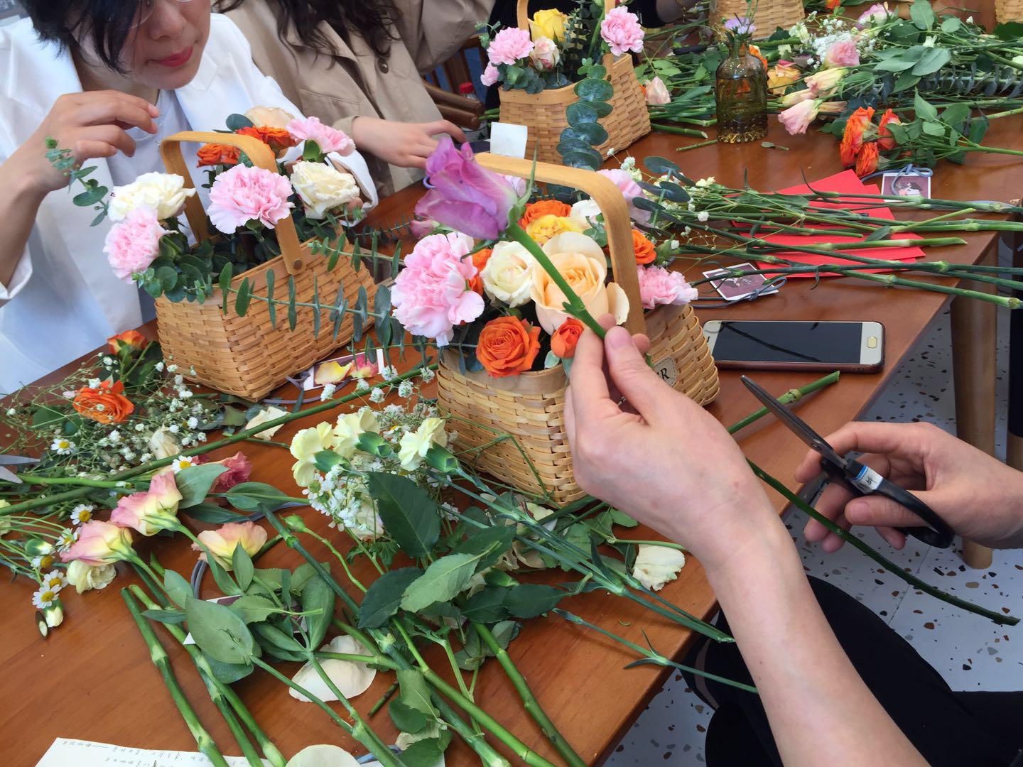 淮印时光文创园母亲节插花活动