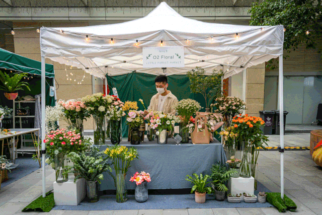 逛花市,撸柴犬,超美小森林市集空降魔都! _鲜花