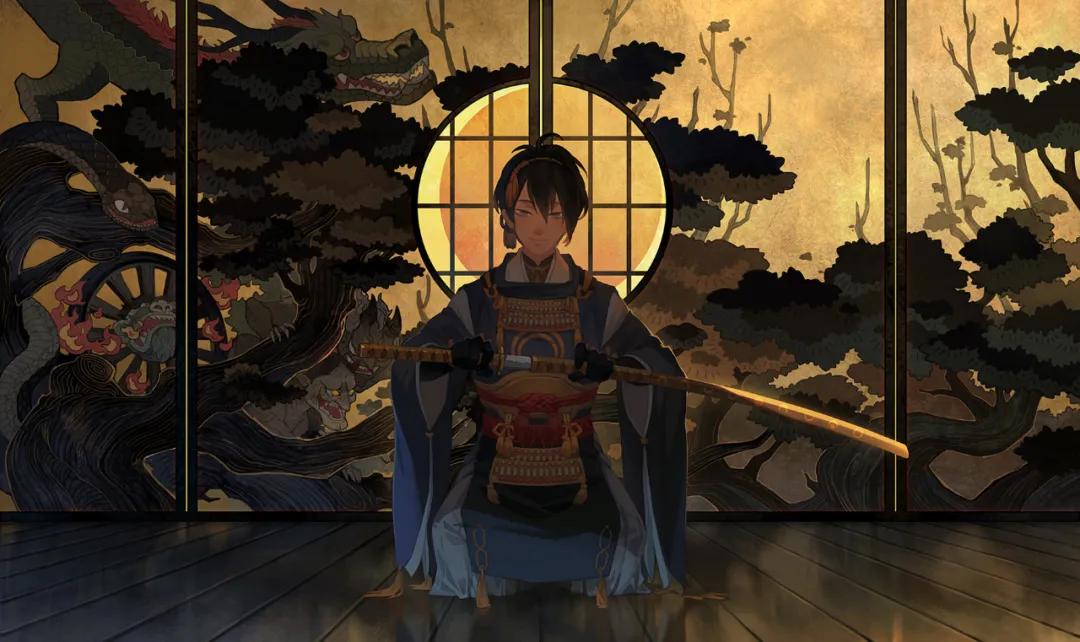 浓厚文化色彩!浮世绘风插画