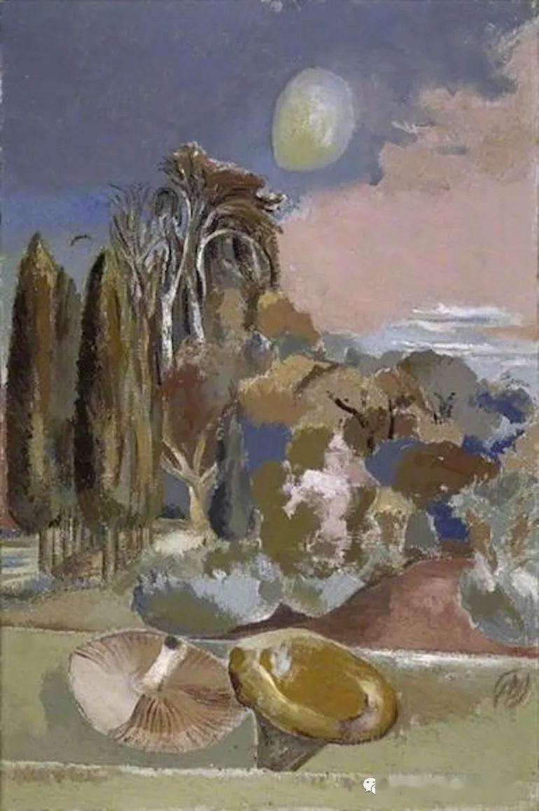 英国现代现实主义画家,作家,摄影家保罗 · 纳什(paul nash)绘画作品