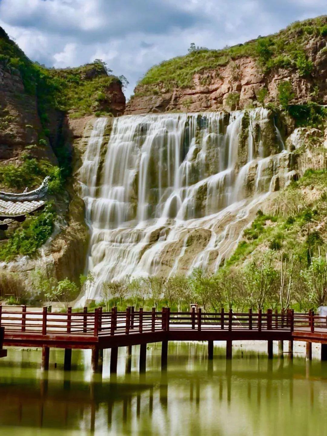 1日游78元5月1617日漫川古镇赏月亮湾大瀑布休闲1日游