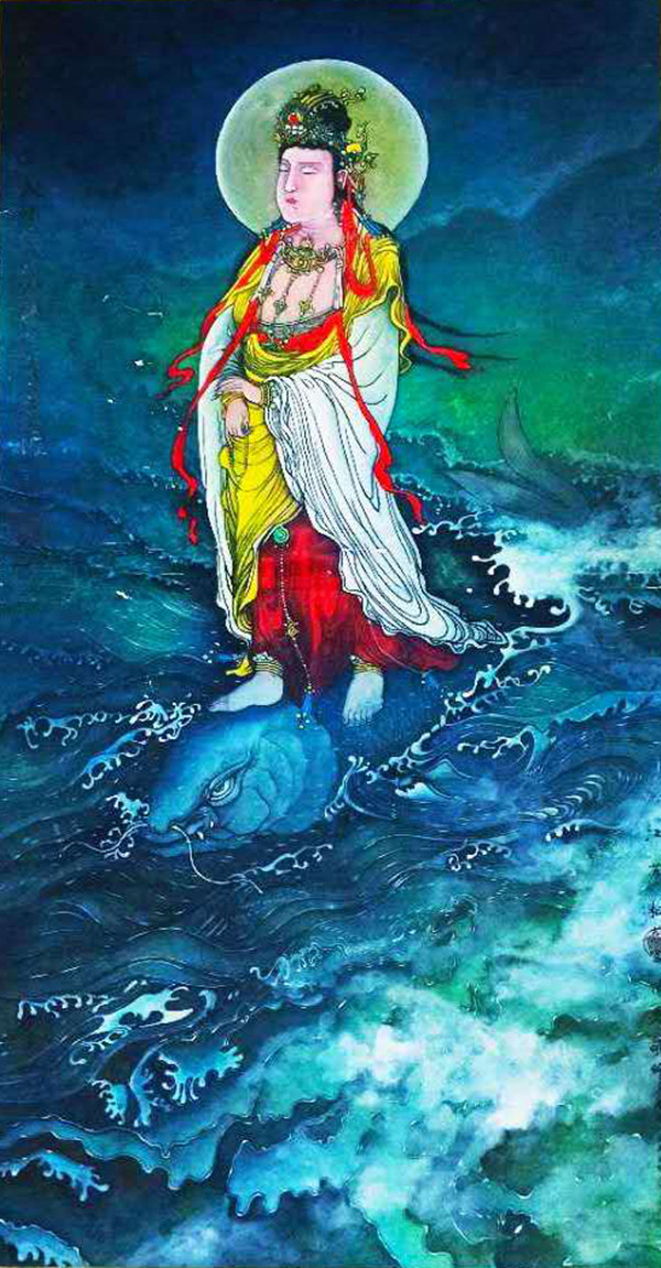 桐花客手绘神仙图他说_生命