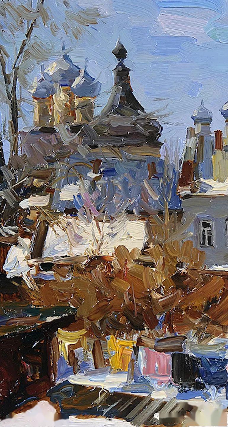 大众艺术网:毕业于列宾学院建筑生油画佳作 —— 俄罗斯印象现实主义