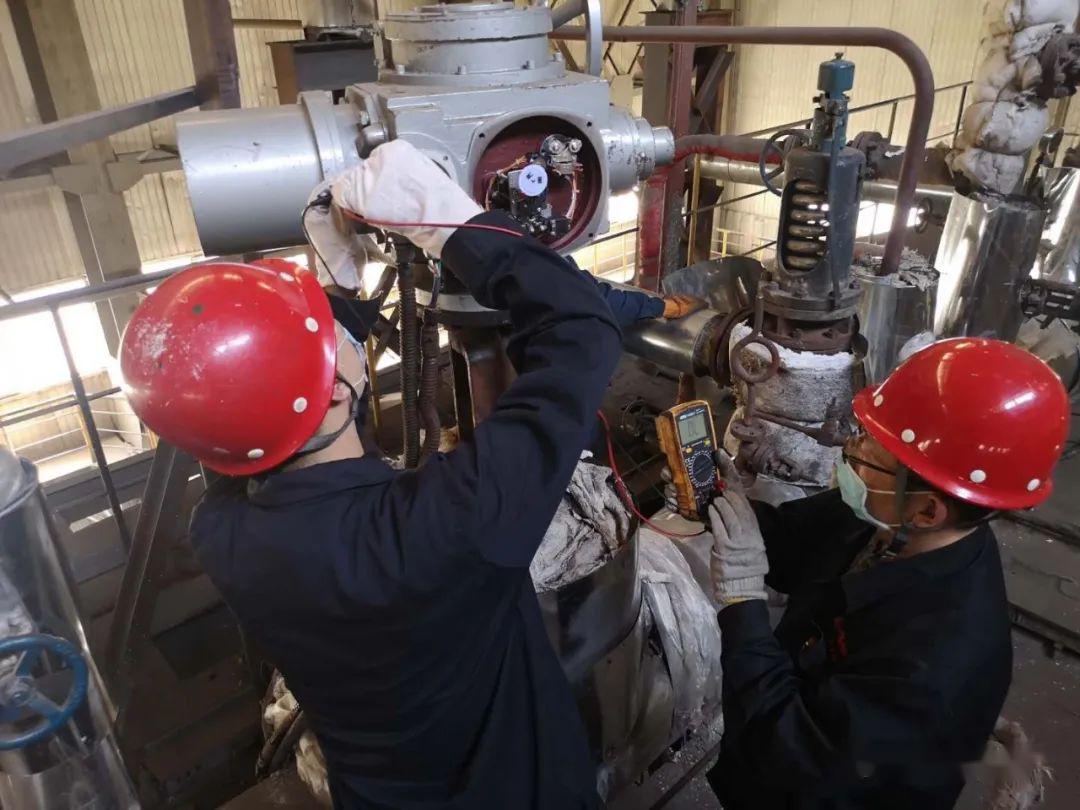 电气自动化部高质量完成检修任务_作业