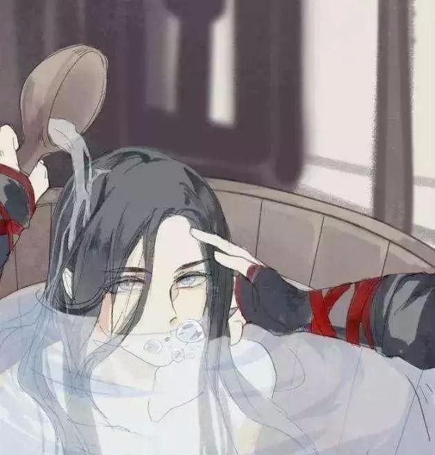 魔道祖师:蓝忘机醉酒图片,蓝二哥哥你的雅正不要了吗?_魏无羡