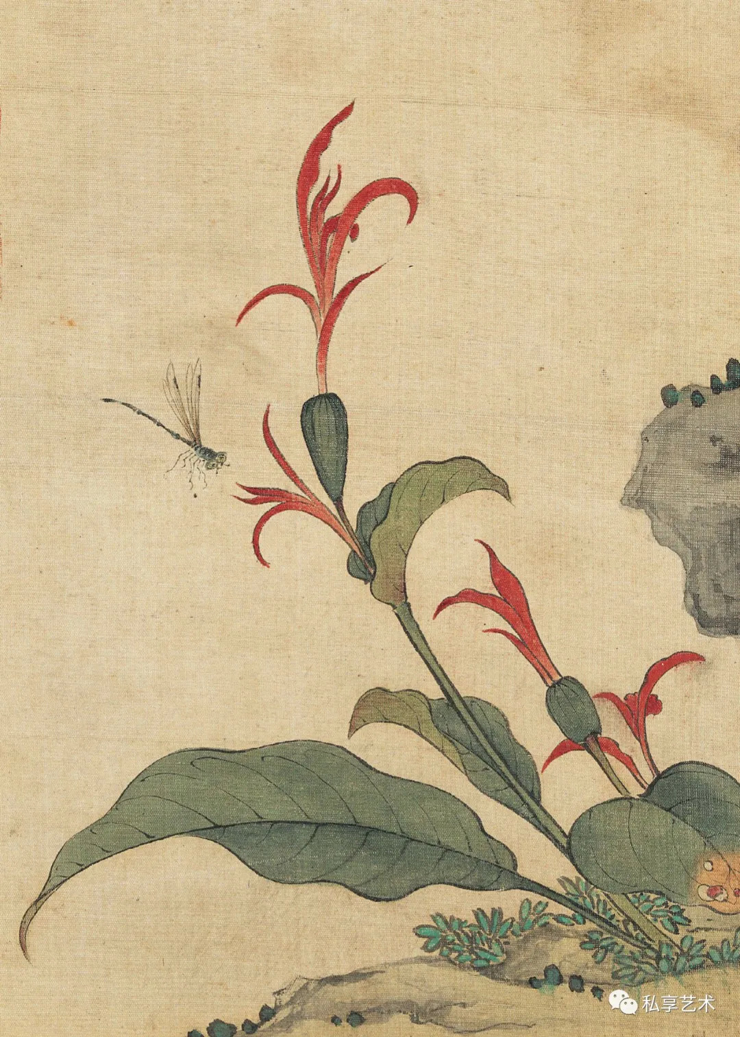 陈洪绶:花鸟册十开