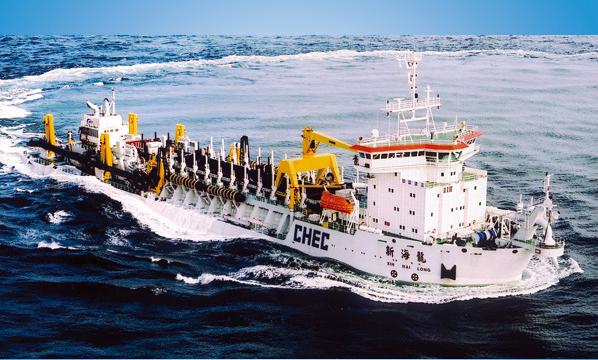 03 喷射式挖泥船一种以射流技术为开采工具,即采用水下流束破土,射流