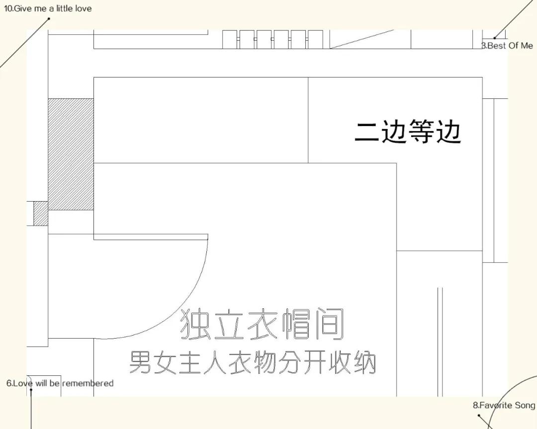 cad转角衣柜平面图画法图片