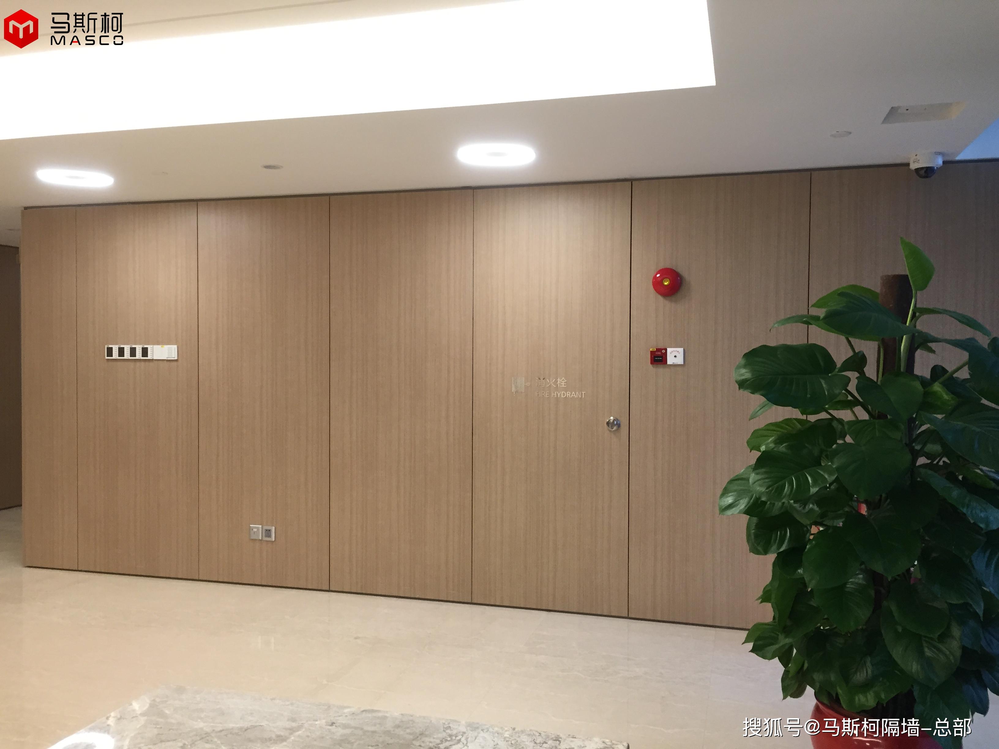 单面防火隔墙板/包墙包柱做法效果图-马斯柯隔断墙