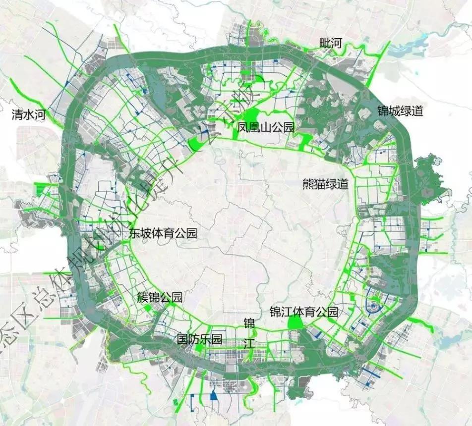 成都环城生态公园地图图片