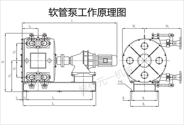 工业软管泵工作原理