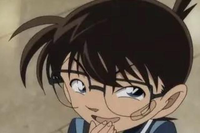 柯南的6张表情包珍藏了吗呵呵发光眼镜你值得拥有