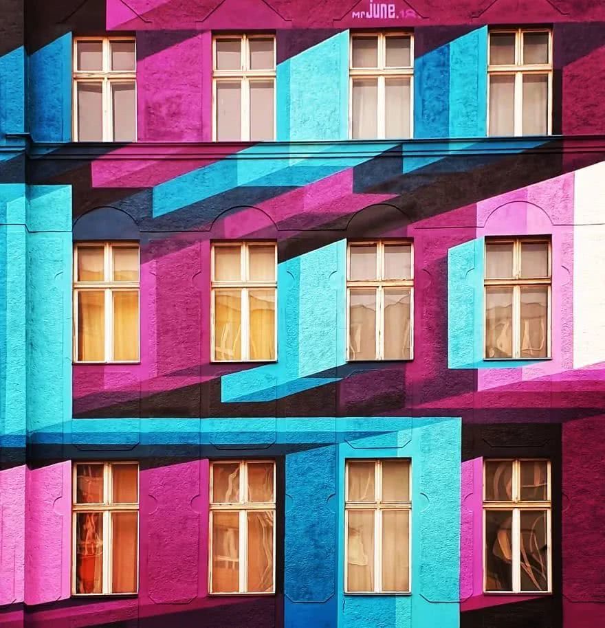 这些色彩绚丽的建筑竟然都出自一个城市