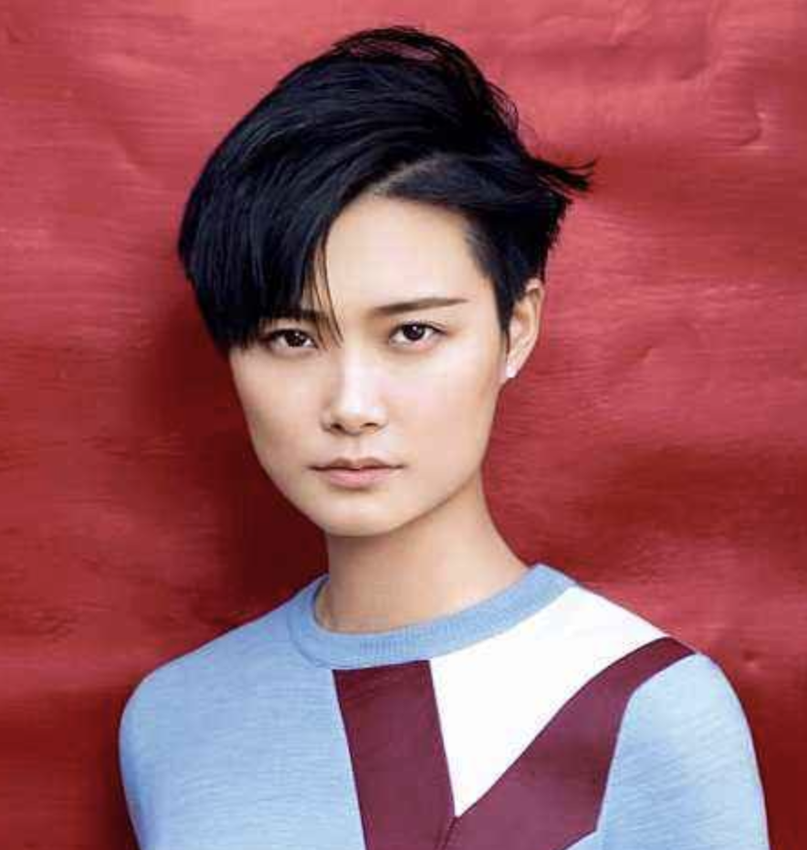 第二个原因还是有一点东西方审美的关系,李宇春属于方脸细五官的类型