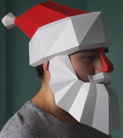 纸亦diy潮流的你专属动物纸雕头套