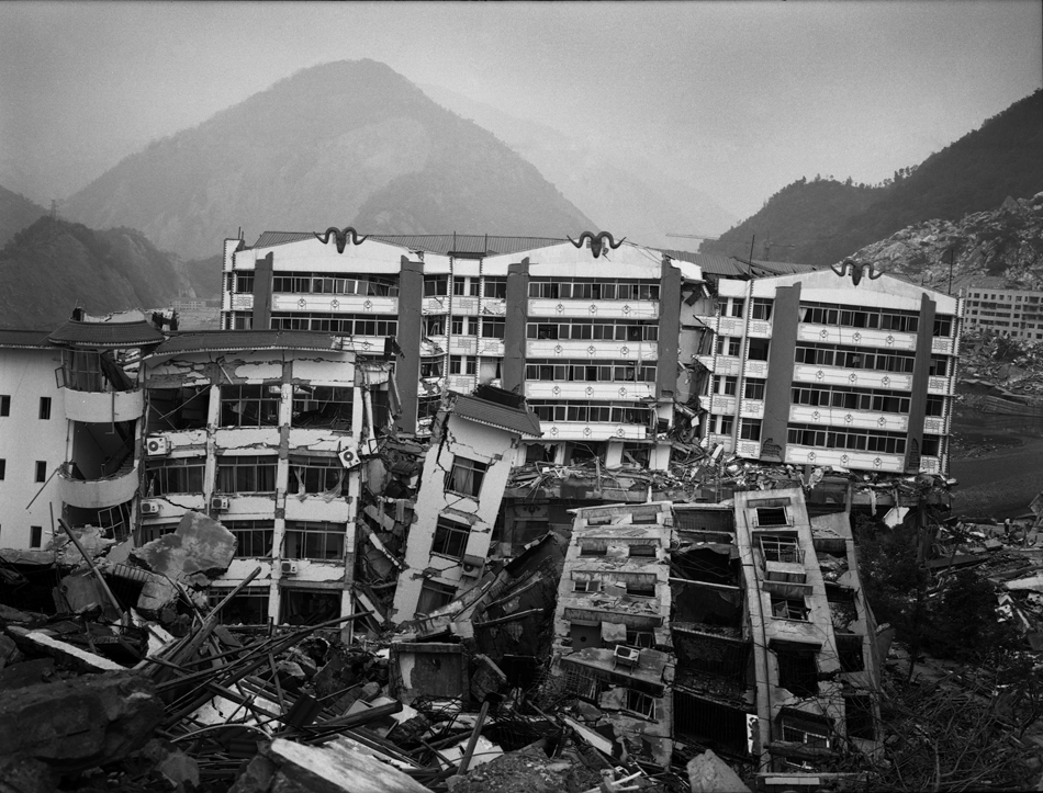 2008年地震实拍图片