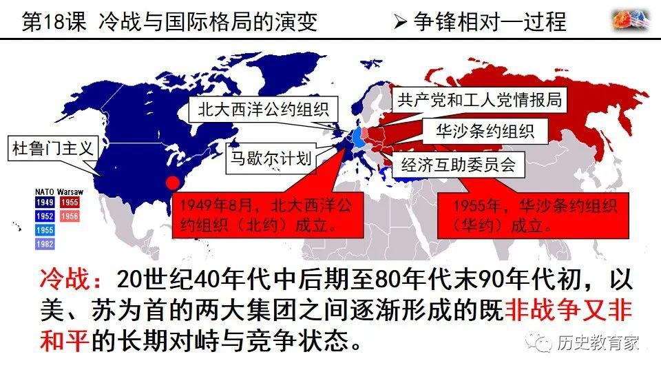 教学研究中外历史纲要下第18课冷战与国际格局的演变