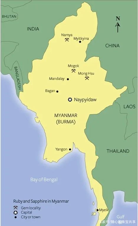 缅甸抹谷地图图片