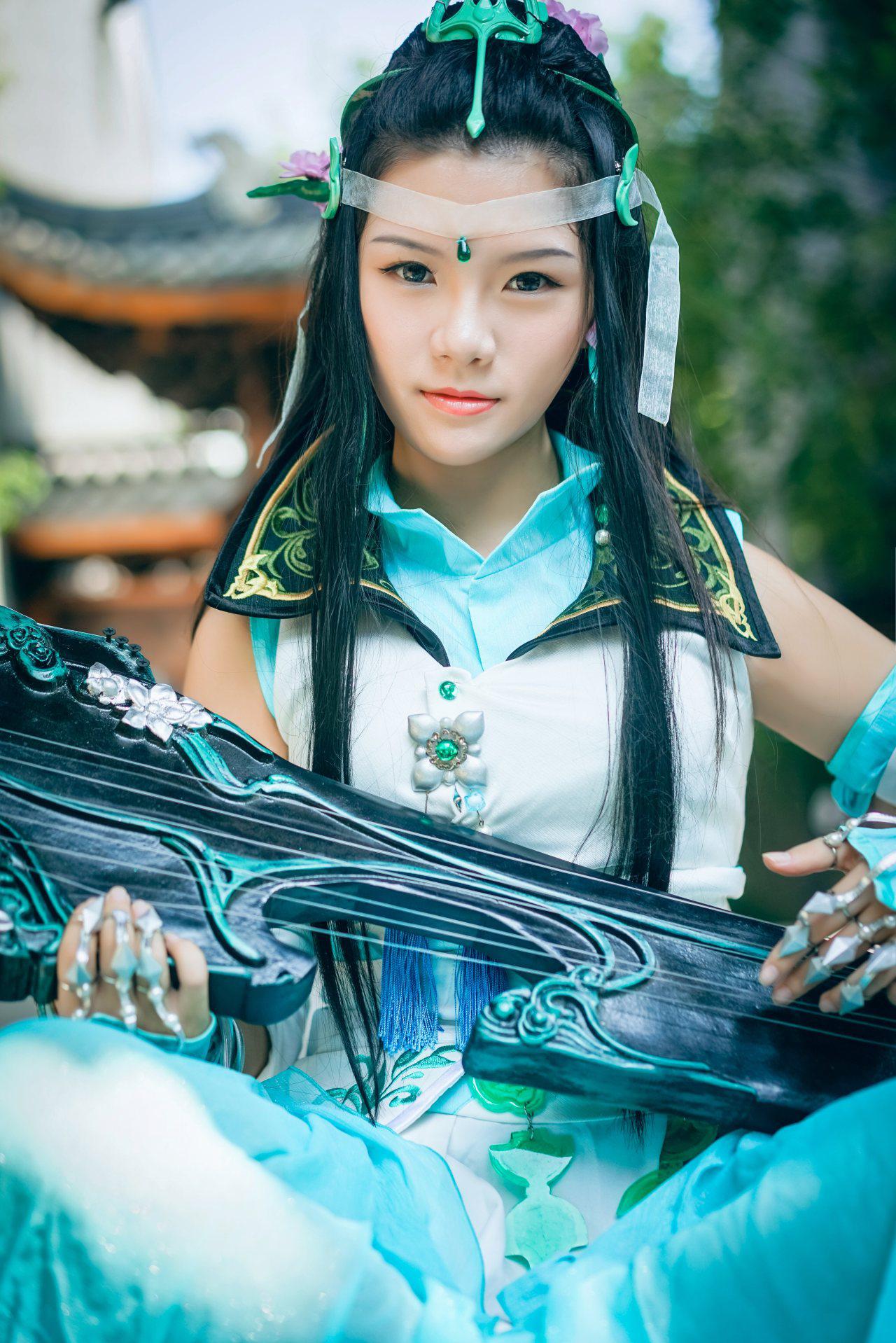 劍網三長歌門琴娘cosplay