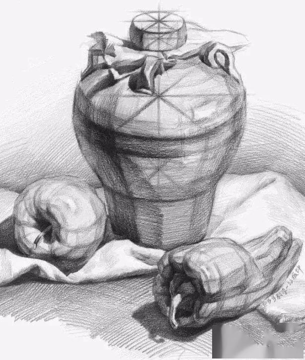 知识加油站丨初学小白福利来啦素描罐子的结构特征及表现手法