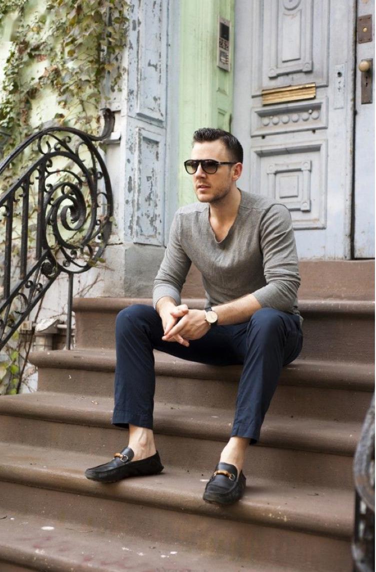 金利来男鞋当男人学会精致优雅通常从乐福鞋穿起