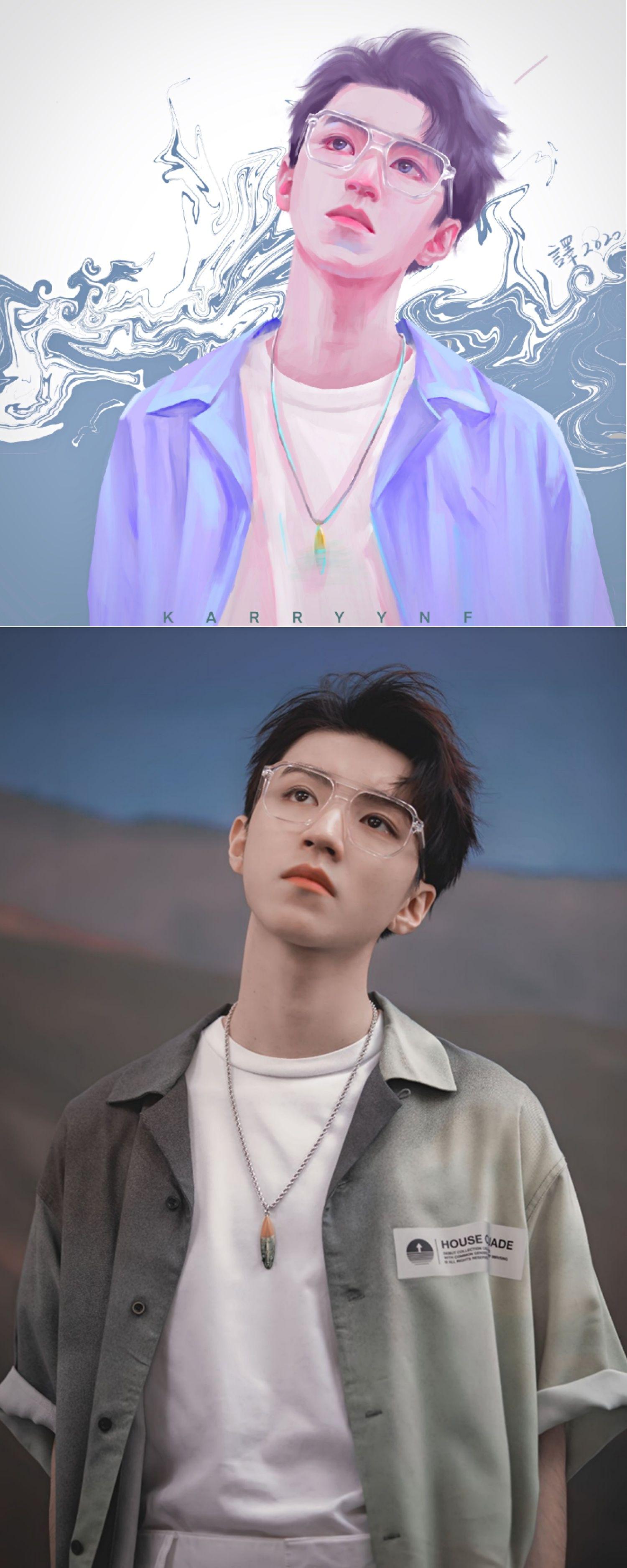 王俊凯漫画系九宫格图照撕漫美少年完美上线